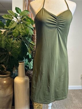 Prana Olive Green Athletic Dress